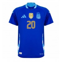 Maglia Calcio Argentina Alexis Mac Allister #20 Seconda Divisa Copa America 2024 Manica Corta